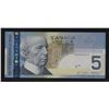 Image 2 : Bank of Canada $5, 2006 Single Note Replacement