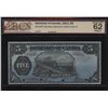 Image 1 : Dominion of Canada $5, 1912 - Specimen