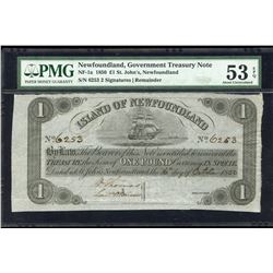 Government of Newfoundland Treasury Note