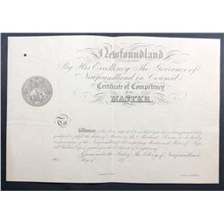 Mariner's Commission Certificate