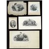 Image 1 : Canadian Bank of Commerce, five die proof vignettes.