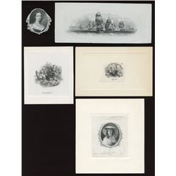 Commercial Bank of Canada, six die proof vignettes.