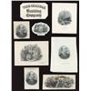 Image 1 : Halifax Banking Co & Bank of Hamilton - Eight engraved items.