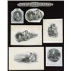 Image 1 : Ontario Bank - Eight die proof vignettes, plus engraved bank name.