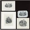 Image 1 : Banque St. Jean Baptiste, Stadacona Bank -  Four BABN die proof vignettes, from two rare banks.