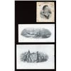 Image 1 : Union Bank of Halifax - Three die proof vignettes.