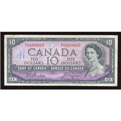 Bank of Canada $10 1954 modified