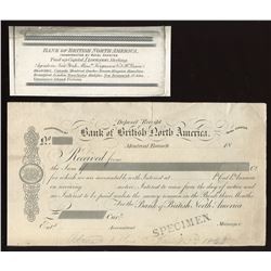 Bank of British North America, Bill of Exchange Lot