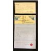Image 1 : Two interesting Canada West financial documents