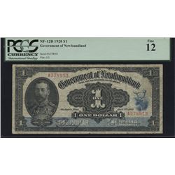 Government of Newfoundland $1, 1920