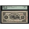 Image 1 : Quebec Bank, $5 Face Proof, 1901.