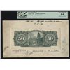 Image 1 : Quebec Bank, $50 (1911) Back Model