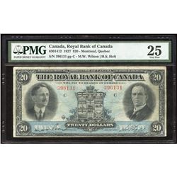 Royal Bank of Canada $20, 1927