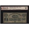 Image 1 : Union Bank of Newfoundland 1 Pound, 1880