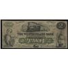 Image 1 : Westmorland Bank $2, 1861