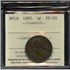 Image 2 : 1885 Newfoundland One Cent
