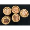 Image 2 : 1964 One Cents Original Roll - Lot of 5