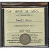 Image 2 : 1875H Five Cents