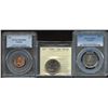 Image 1 : Lot of 3 Canadian Graded Coins