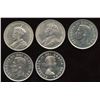 Image 2 : Silver Dollars - Lot of 5