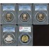 Image 1 : Canadian Dollar - Lot of 5 Graded Coins