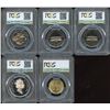 Image 2 : Canadian Dollar - Lot of 5 Graded Coins