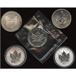 Pure Silver Rounds - Lot of 5