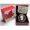 Image 2 : 2013 $10 O CANADA - MAPLE LEAF COLOURED FINE SILVER COIN (NO TAX)