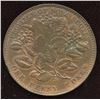Image 1 : Br. 875, Nova Scotia 1856 Mayflower Penny. CH NS-6A2, Co. 318, No LCW, AU+ with much remaining red, 