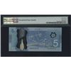 Image 2 : 2013 Bank of Canada $5 - Changeover Macklem - Carney