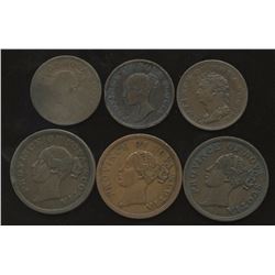 Group of six NS Thistles.