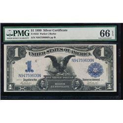 1899 $1 Black Eagle Silver Certificate PMG 66EPQ