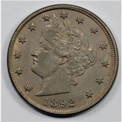 1892 LIBERTY NICKEL