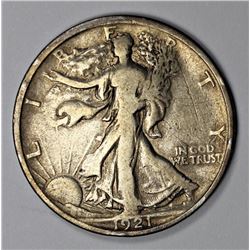 1921 WALKING LIBERTY HALF DOLLAR