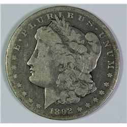 1892-CC MORGAN SILVER DOLLAR