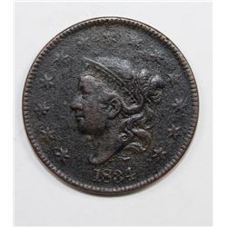 1834 LARGE CENT