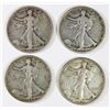 Image 1 : 4 WALKING LIBERTY HALF DOLLARS