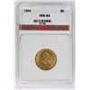 Image 3 : 1904 $5 LIBERTY GOLD