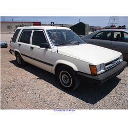 1986 - TOYOTA TERCEL