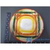 Image 19 : Plaid Under Glaze Painted Cups, Plates, Bowls, Sugar/Creamer, Serving Plate/Dish Set