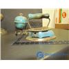Image 2 : (2) Glass Oil Lanterns, Gas and Electric Superior Iron