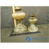 Image 4 : (2) Glass Oil Lanterns, Gas and Electric Superior Iron