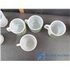Image 10 : (12) Fire King Mugs & (6) Oven Proof Mugs