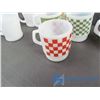 Image 8 : (12) Fire King Mugs & (6) Oven Proof Mugs