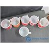 Image 9 : (12) Fire King Mugs & (6) Oven Proof Mugs