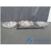 Image 7 : Crystal and Silver Serving Dishes