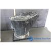 Image 1 : Painted Galvanized Coal Pail