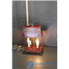 Image 1 : Vintage Tin 4-bulb Desk Lamp