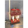 Image 2 : Vintage Tin 4-bulb Desk Lamp
