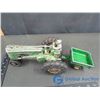 Image 7 : Vintage Linclon Tractor and John Deere Toy Trailor